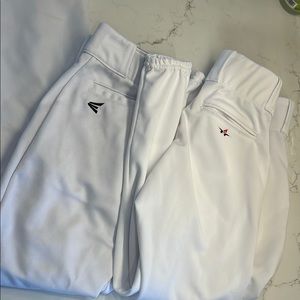 Kid White baseball pants YL Easton and Alleson brand
